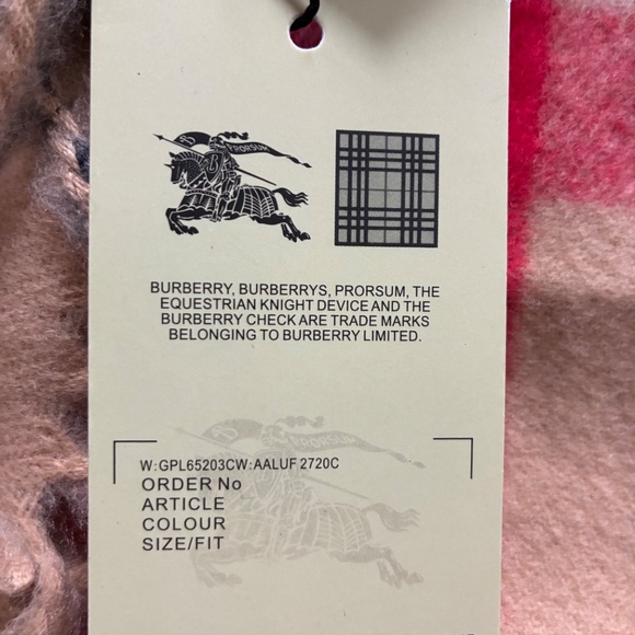 Wide Reversible Check Cashmere Silk Scarf - Picture 4 of 6